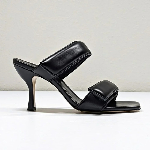 Gia Borghini X Pernille Teisbaek Perni 03 Womens Black Sandals Size 39 MSRP $395 - Picture 5 of 10